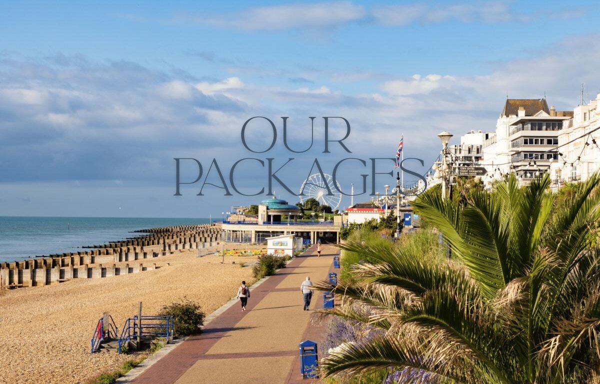 Burlington Beach with Packages Text